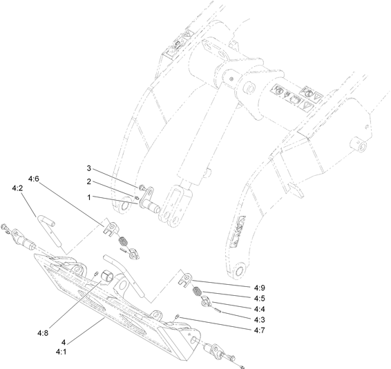 Toro Dingo 525 Wide and Narrow Track Quick Attach Plate for 525's with toro dingo parts online