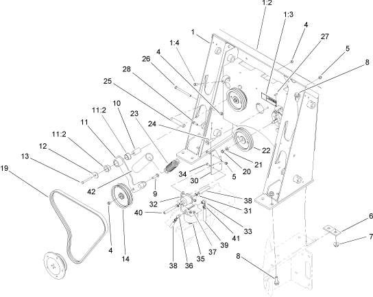 Toro Dingo 525 Wide and Narrow Track Drive System for 525's Made in the Year 2007 and 2008