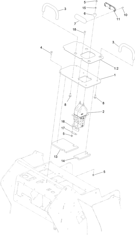Toro Dingo TX 1000 Wide Track Drive Handle Parts for Model 22328 with Serial Numbers 400000000 Through 403329999