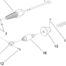 100-6285 - Reference Number 16A - 1 Inch Puller Assembly