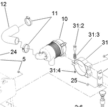 93-2190 - Reference Number 10 - Air Cleaner Assembly