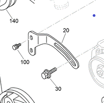 alternator stay part number 121-2412