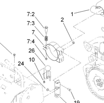 93-2191 - Reference Number 7 - Air Cleaner Mounting Band Assembly