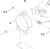 93-2191 - Reference Number 5 - Air Cleaner Mounting Bracket