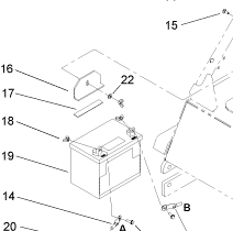 105-8401-03 - Reference Number 16 - Battery Clamp