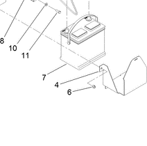 108-6274-03 - Reference Number 4 - Battery Mount