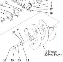 Toro 20-1000 Rear Flange Bearing