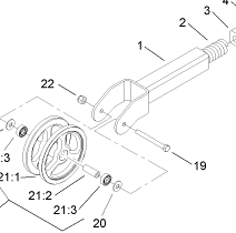 bearing for tensioner wheel