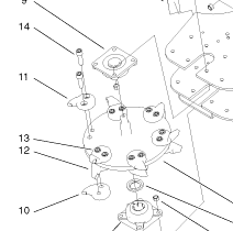 3273-38 - Reference Number 14 - Bolt (for Rayco style tooth only)