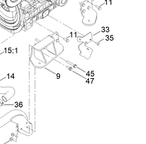 133-9682 - Reference Number 45 - Bolt
