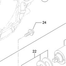 125-7225 - Reference Number 24 - Bolt