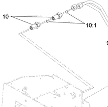 340-161 - Reference Number 10 - Bulkhead Fitting