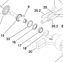 cone bearing part number 104-1966