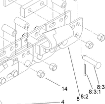 121-4453 - Reference Number 8:3 - Connecting Pin