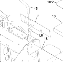 108-9732 - Reference Number 1:4 - Control Panel Decal