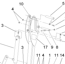 dipper stick part number 107-9483