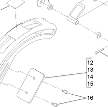 117-3457-03 - Reference Number 13 - 6 Inch Deflector