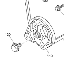 100-2039 - Reference Number 110 - Drive Pulley