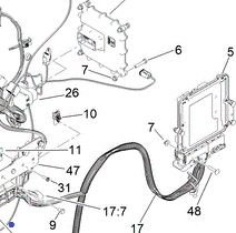electronic control unit part number 121-5592