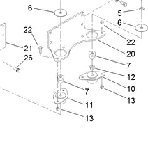 121-9076 - Reference Number 10 - Engine Mount