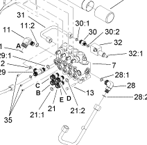 four spool valve part number 105-6246