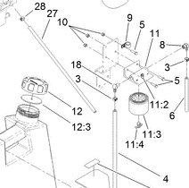 109-2678 - Reference Number 11 - Filter Head Assembly