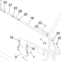 110-9662 - Reference Number 16 - Fuel Hose