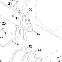 110-4105 - Reference Number 15 - Fuel Hose