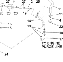 115-4736 - Reference Number 17 - Fuel Hose