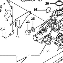 125-6979 - Reference Number 35 - Gasket