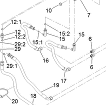 107-3631 - Reference Number 17 - Hydraulic Hose