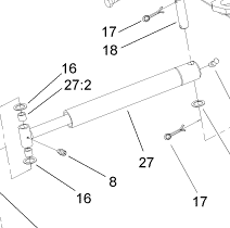 hydraulic cylinder part number 107-9473