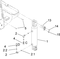 hydraulic cylinder part number 117-1834