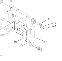 hydraulic cylinder part number 99-3051