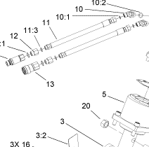 105-0321 - Reference Number 11 - Hydraulic Hose