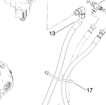 105-4347 - Reference Number 13 - Hydraulic Hose