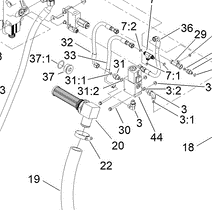 140-5958 - Reference Number 33 - Hydraulic Hose