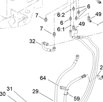 145-4535 - Reference Number 32 - Hydraulic Hose