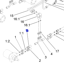 99-3012 - Reference Number 2 - Hydraulic Hose