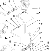 108-9729 - Reference Number 9 - Hydraulic Hose