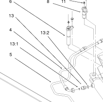 99-1651 - Reference Number 4 - Hydraulic Hose