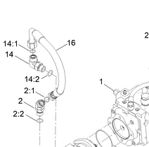 140-4468 - Reference Number 16 - Hydraulic Hose