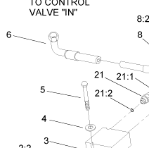 108-5676 - Reference Number 6 - Hydraulic Hose