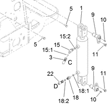 106-3692 - Reference Number 3 - Hydraulic Hose