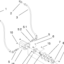 99-6108 - Reference Number 3 - Hydraulic Hose