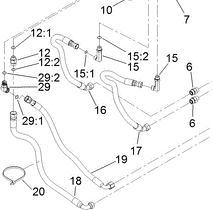 115-4826 - Reference Number 19 - Hydraulic Hose