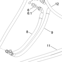 140-4450 - Reference Number 8 - Hydraulic Hose