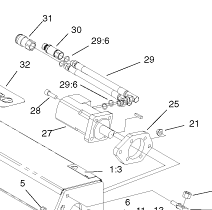 104-6207 - Reference Number 29 - Hydraulic Hose