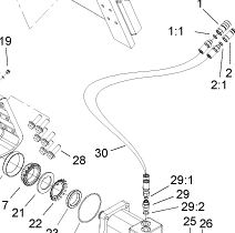 106-7702 - Reference Number 30 - Hydraulic Hose