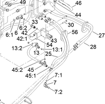 140-5913 - Reference Number 25 - Hydraulic Hose